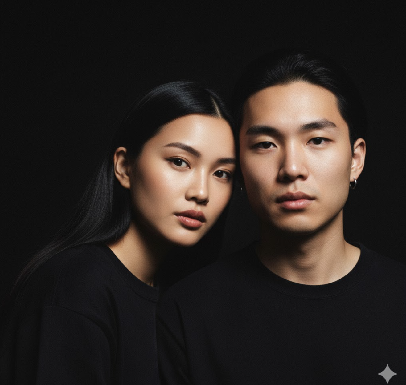 Y2K 美学超写实情侣肖像