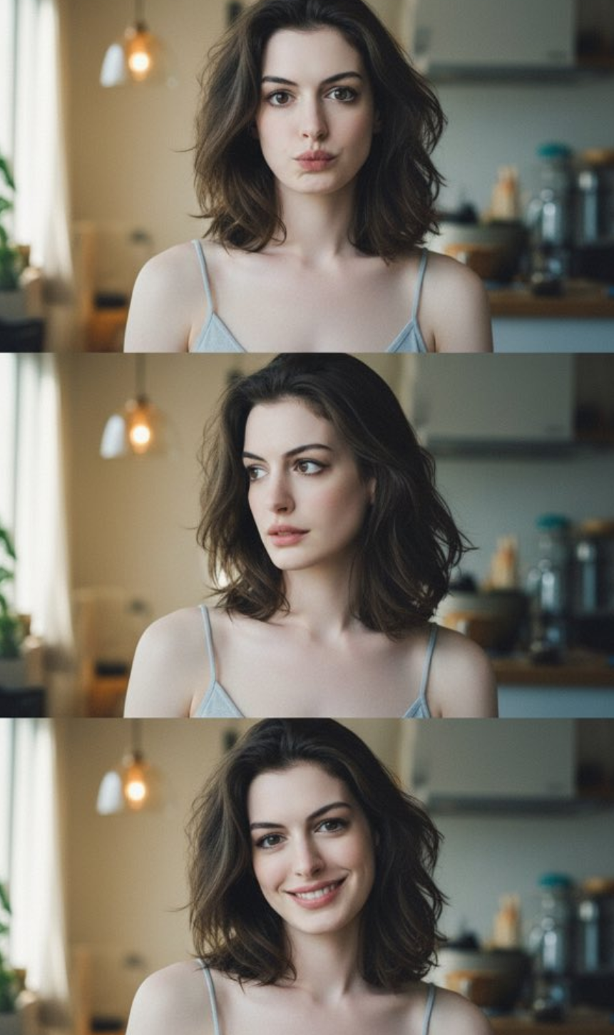 Nano Banana = 居家光影三联画，