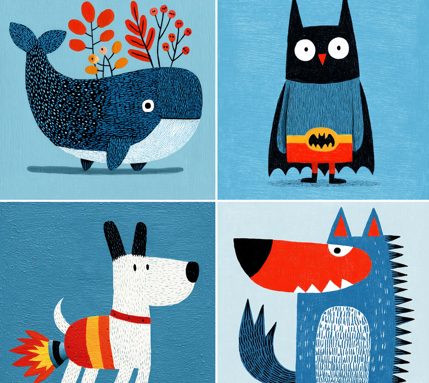 故事书风格，充满奇思妙想和趣味性