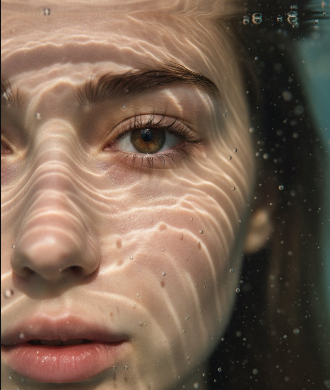 光影与宁静的超写实肖像