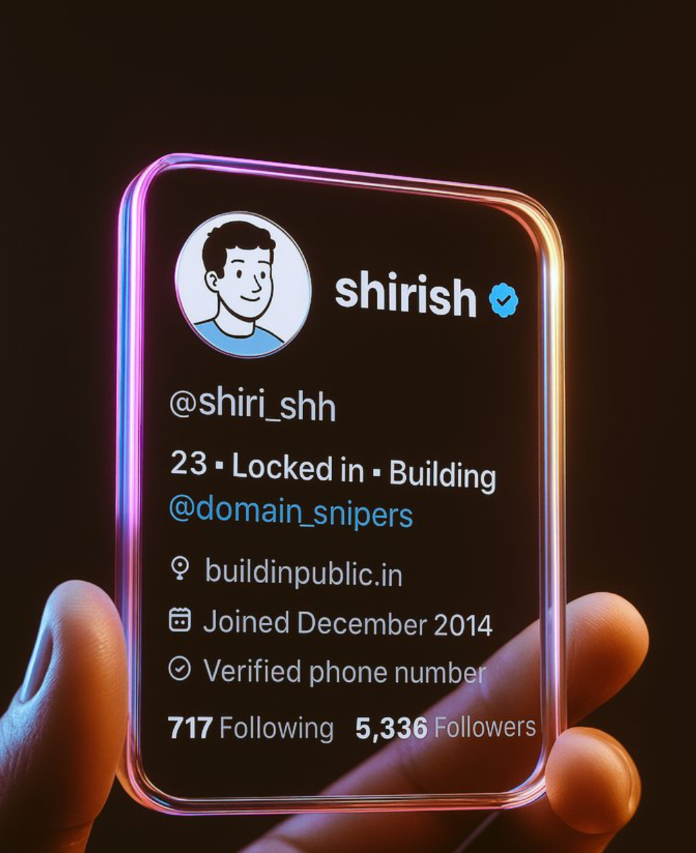 创建你自己的 3D Twitter 个人资料卡片